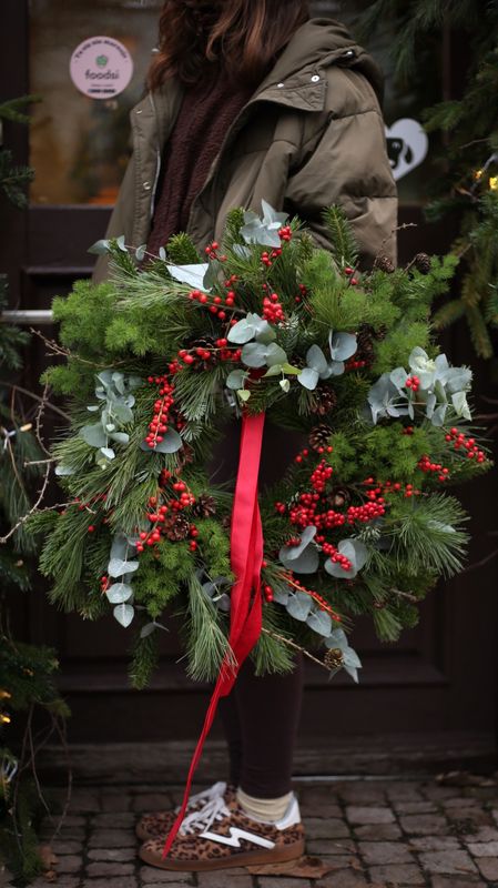 Wianek świąteczny ILEX