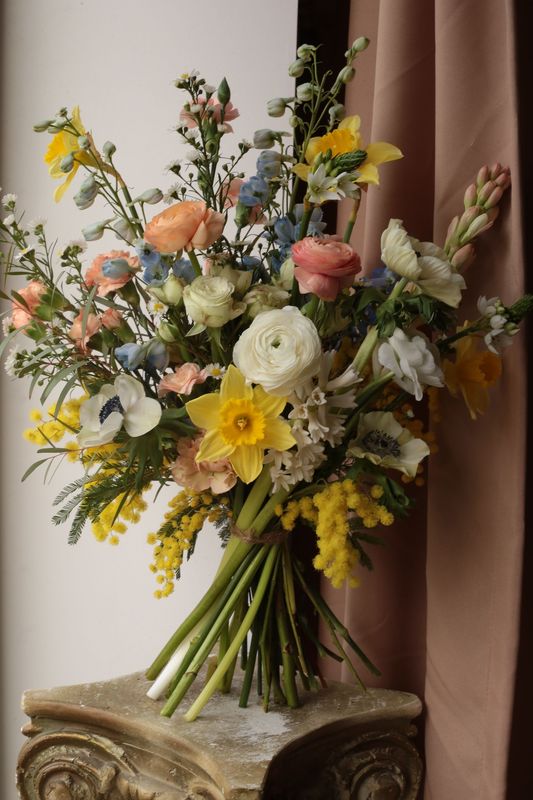 Bukiet wiosennych kwiatów