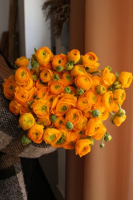 Bukiet żółtych jaskrów