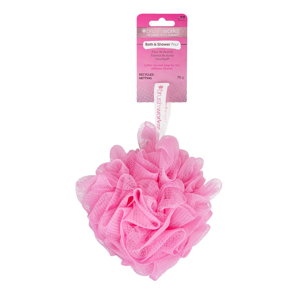 Brushworks Bath &amp; Shower Pouf - 70g