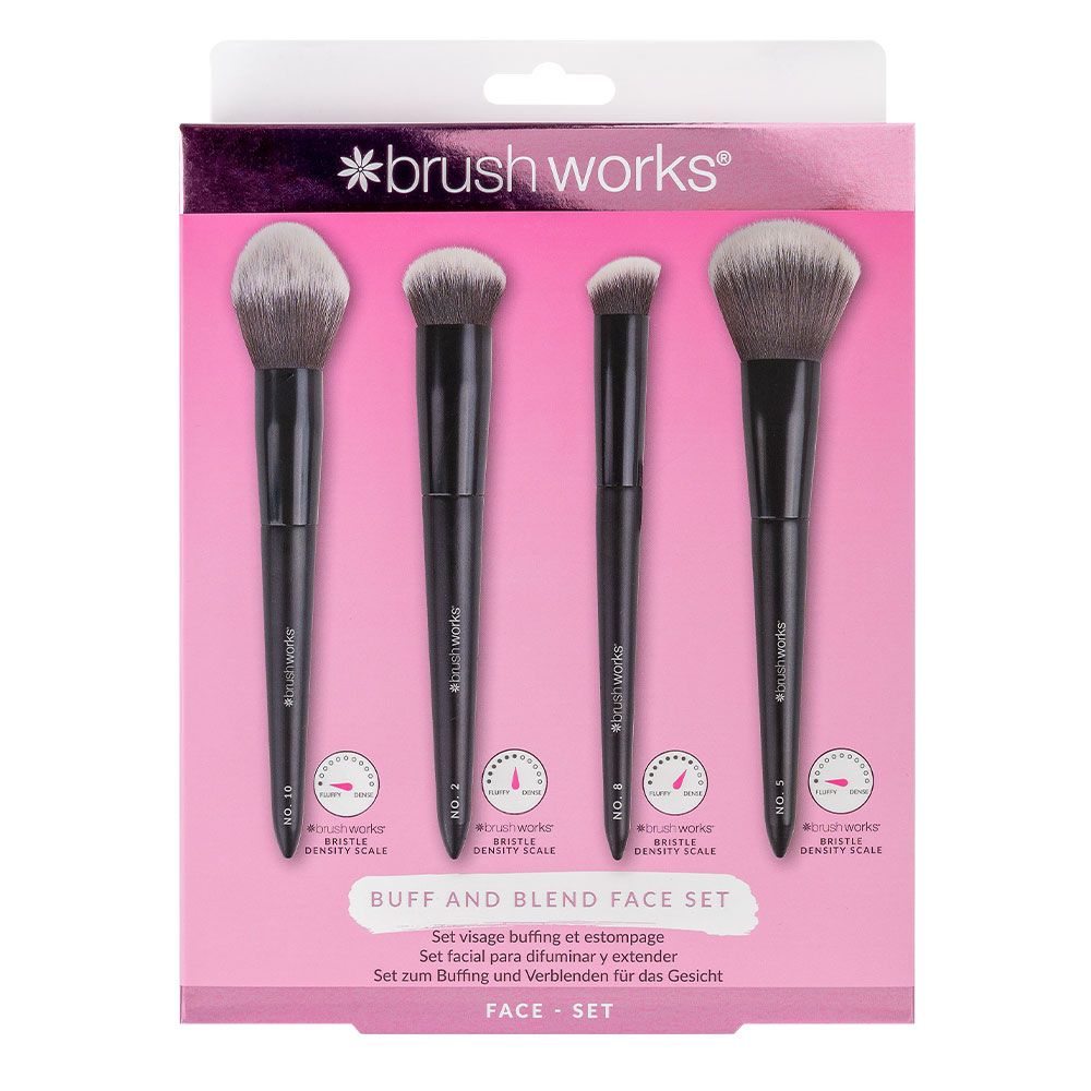 brushworks Buff and Blend Face Set