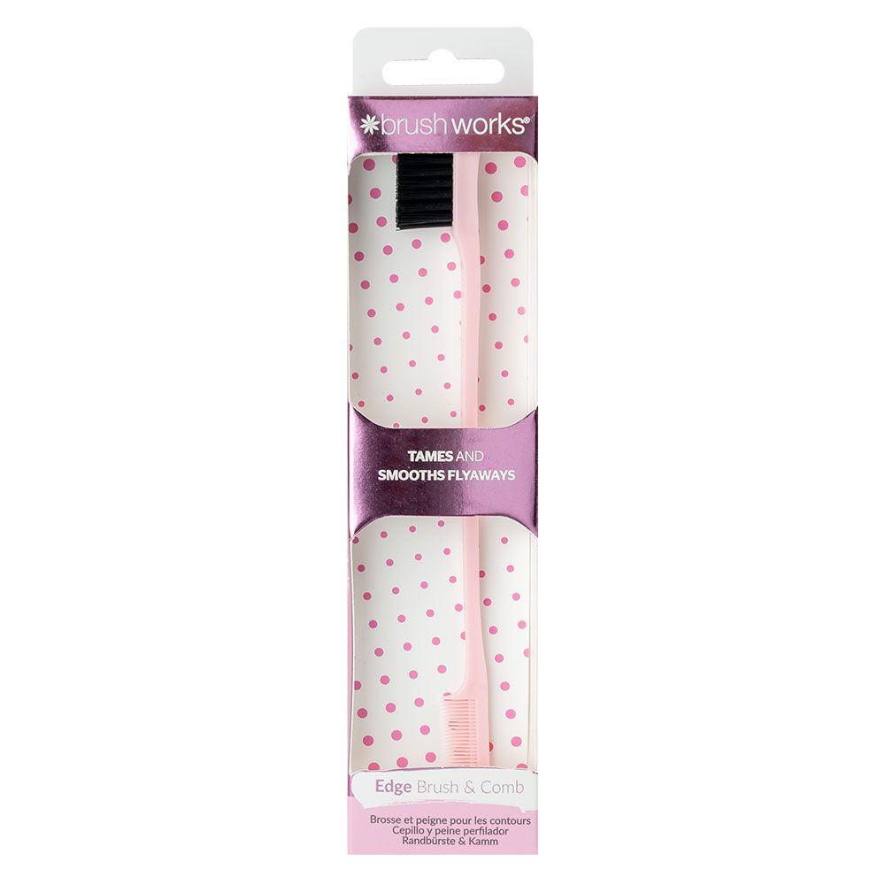 Brushworks Edge brush &amp; comb