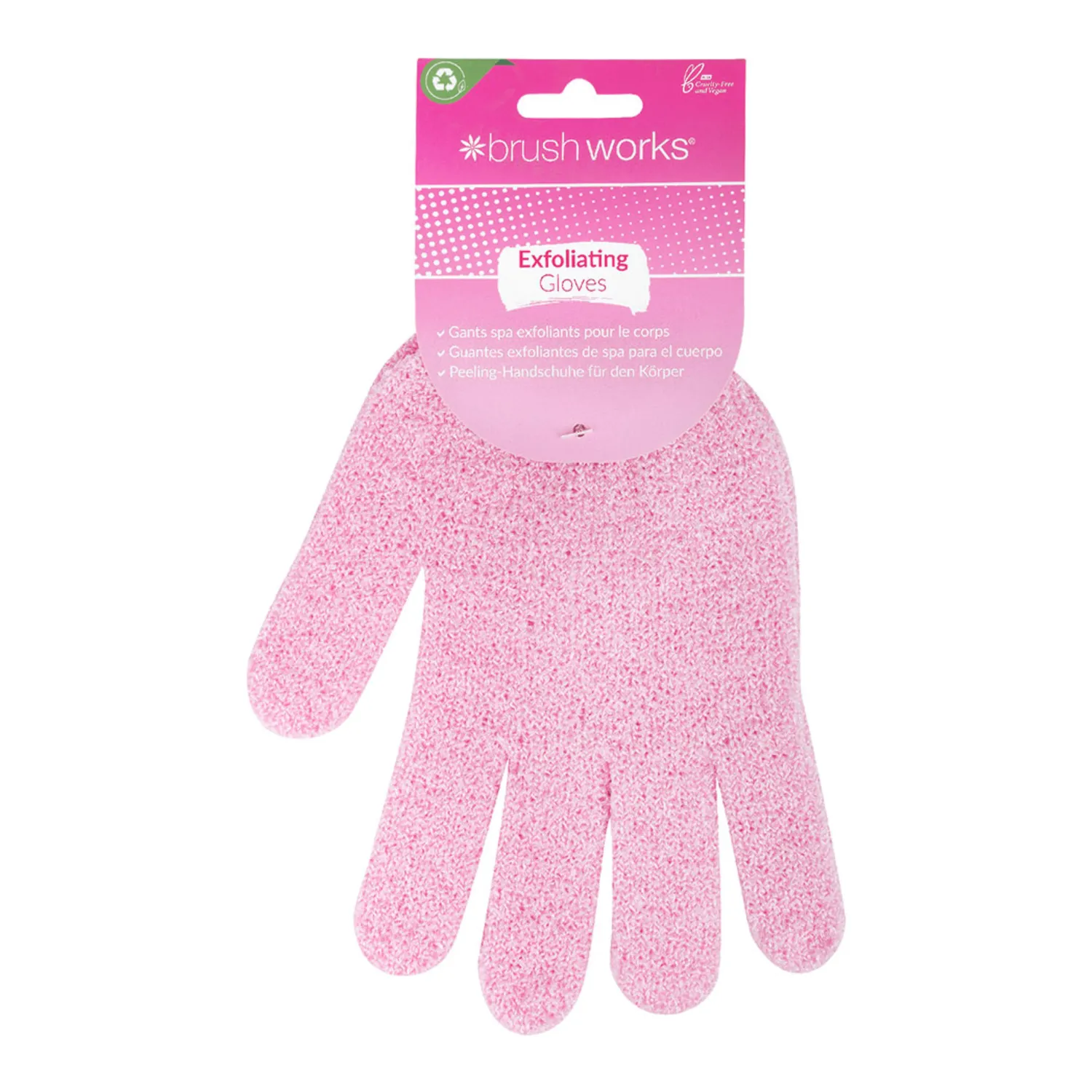 Brushworks Exfoliating Gloves