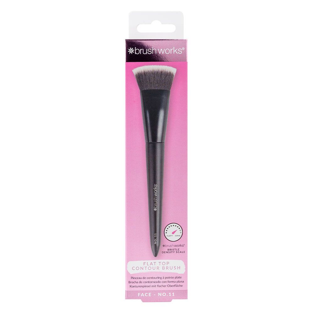 brushworks No.11 Flat Top Contour Brush