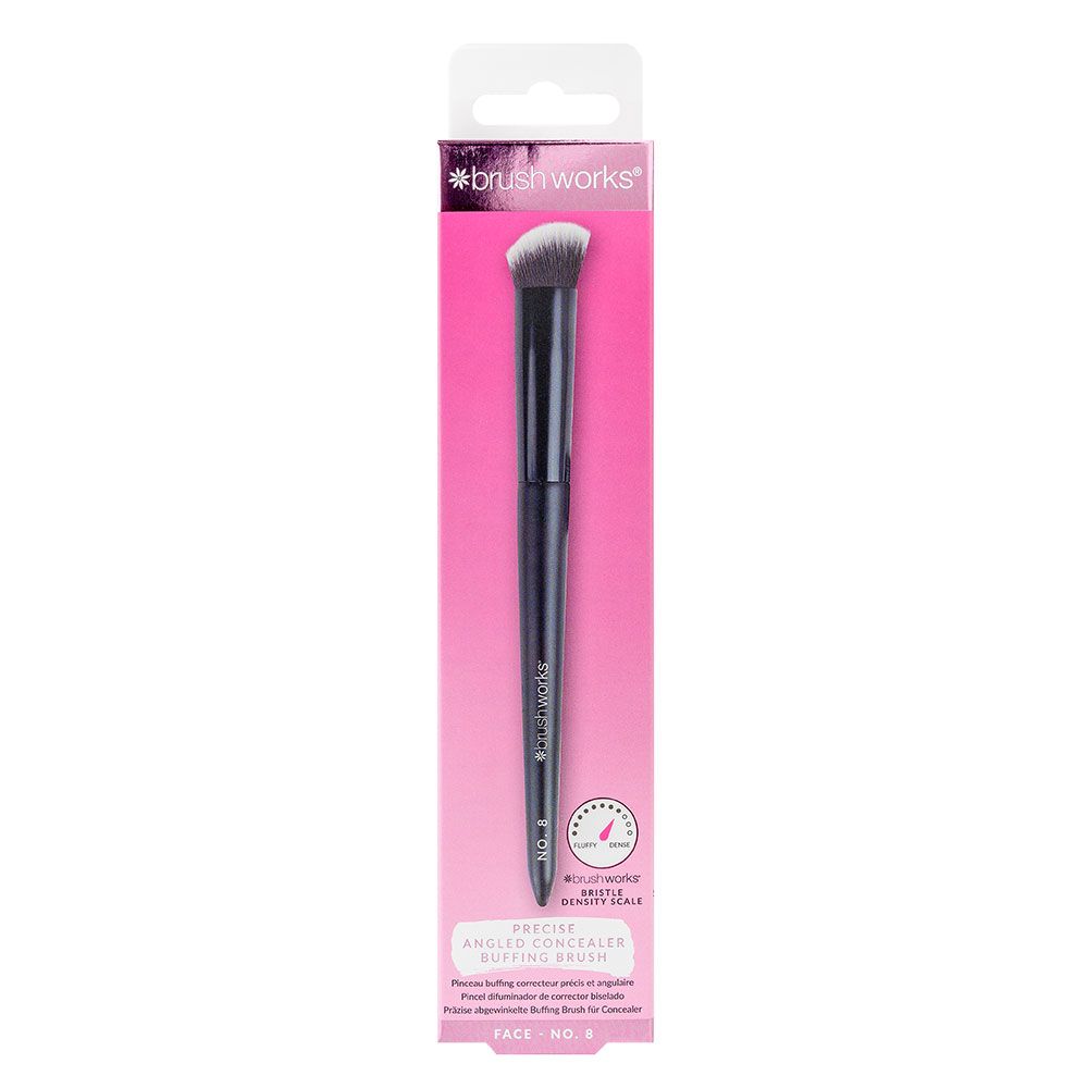 brushworks No.8 Precise Angled Concealer Buffing Brush