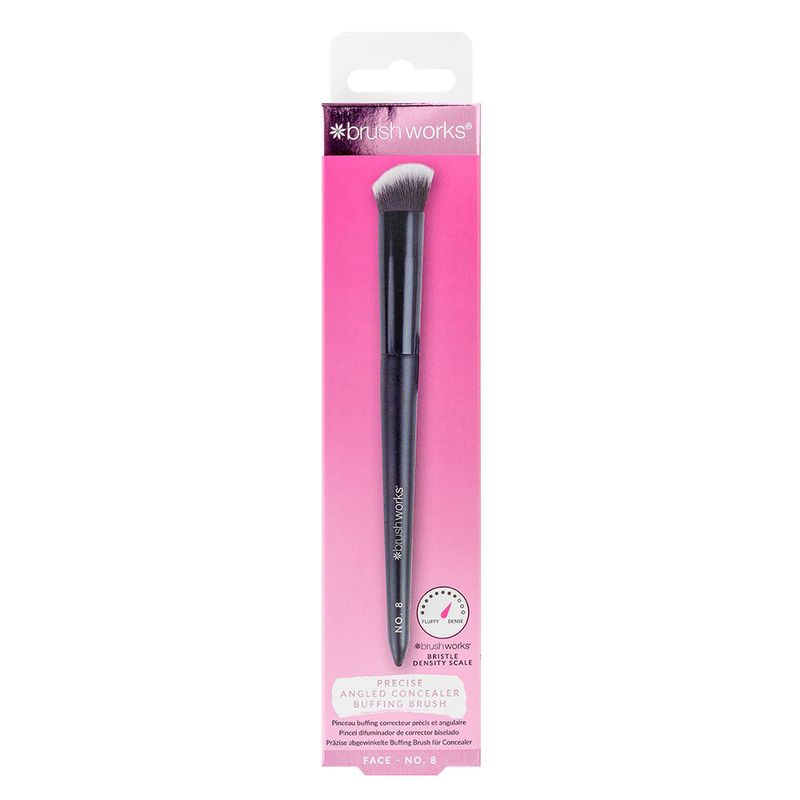 brushworks No.8 Precise Angled Concealer Buffing Brush