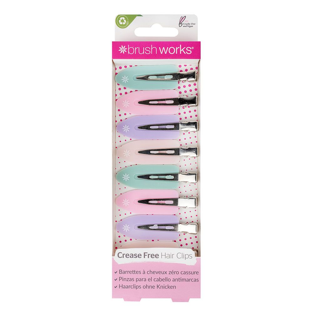 Brushworks Pastel No Crease Hair Clips