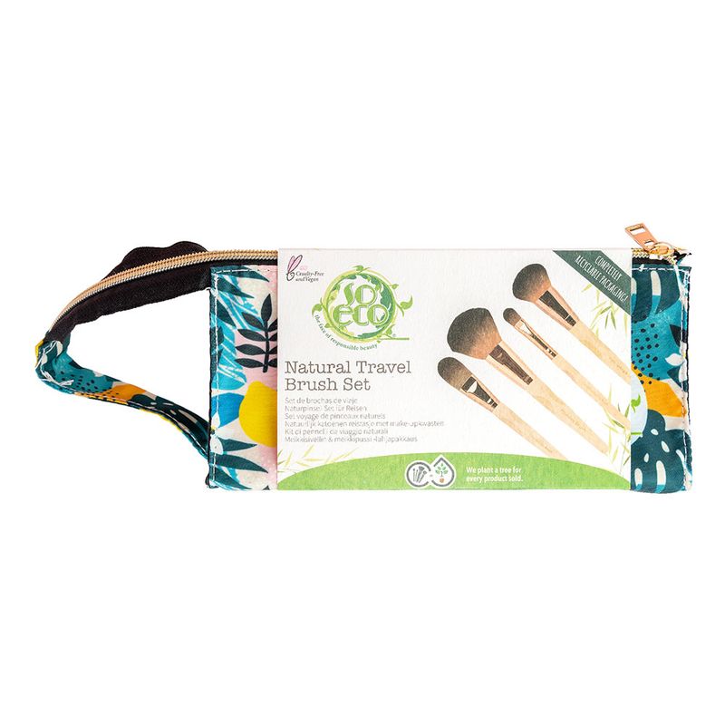 So eco Natural Travel Brush Set