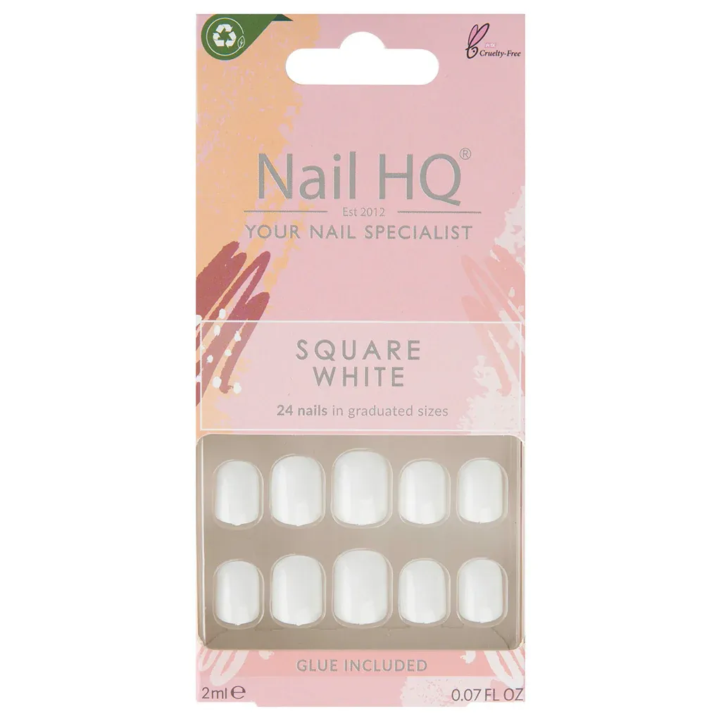 Nail HQ Square - White Nails