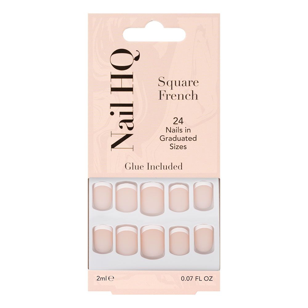 Nail HQ Square French Nails