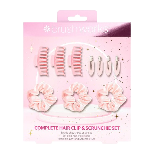 Brushworks Complete Hair Clip &amp; Scrunchie Set