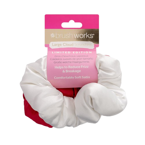 Brushworks Limited Edition Large Cloud Scrunchies (Red)