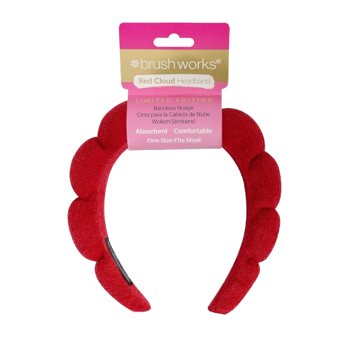 Brushworks Limited Edition Cloud Headband (Red)