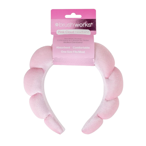Brushworks Pink Cloud Headband