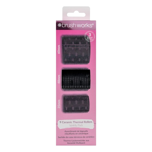 Brushworks Ceramic Thermal Rollers Variety Pack