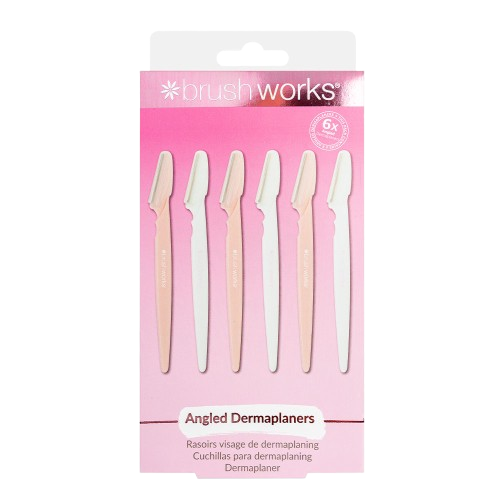 Brushworks Angled Dermaplaners (Pack of 6)