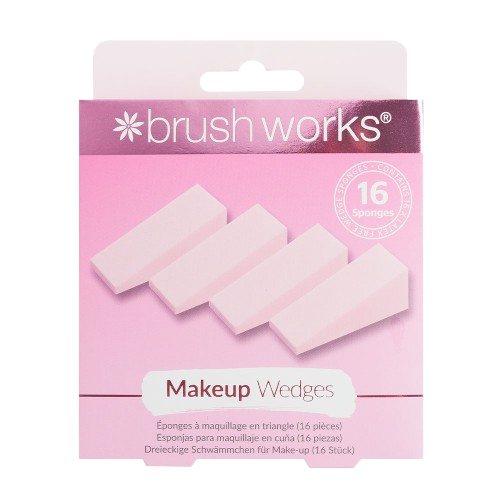 Brushworks Makeup Wedges (16 Pieces)