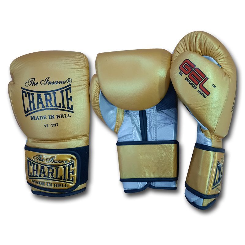 Guantes de Gel Metallic dorado