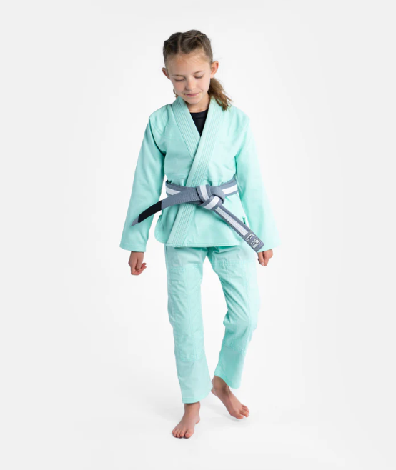 Gi de Kids Academy - verde azulado