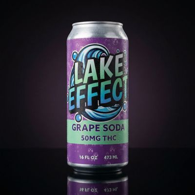 Delta 9 THC - Beverage - Lake Effect Grape 50MG