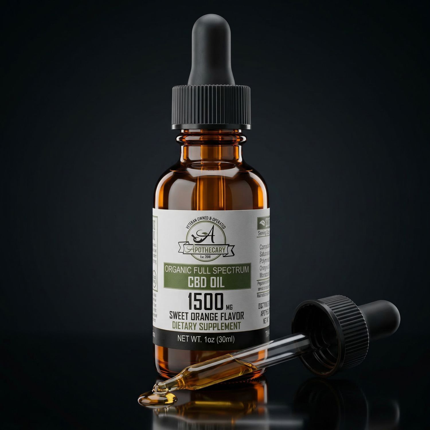 CBD Full Spectrum - Tincture - Sweet orange 