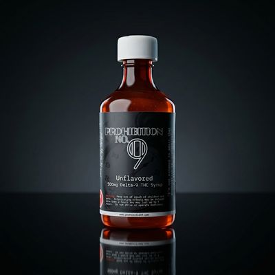 Delta 9 THC - Syrup - Unflavored 500mg 