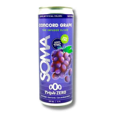 Delta 9 THC - Beverage - Soma - Concord Grape 10mg