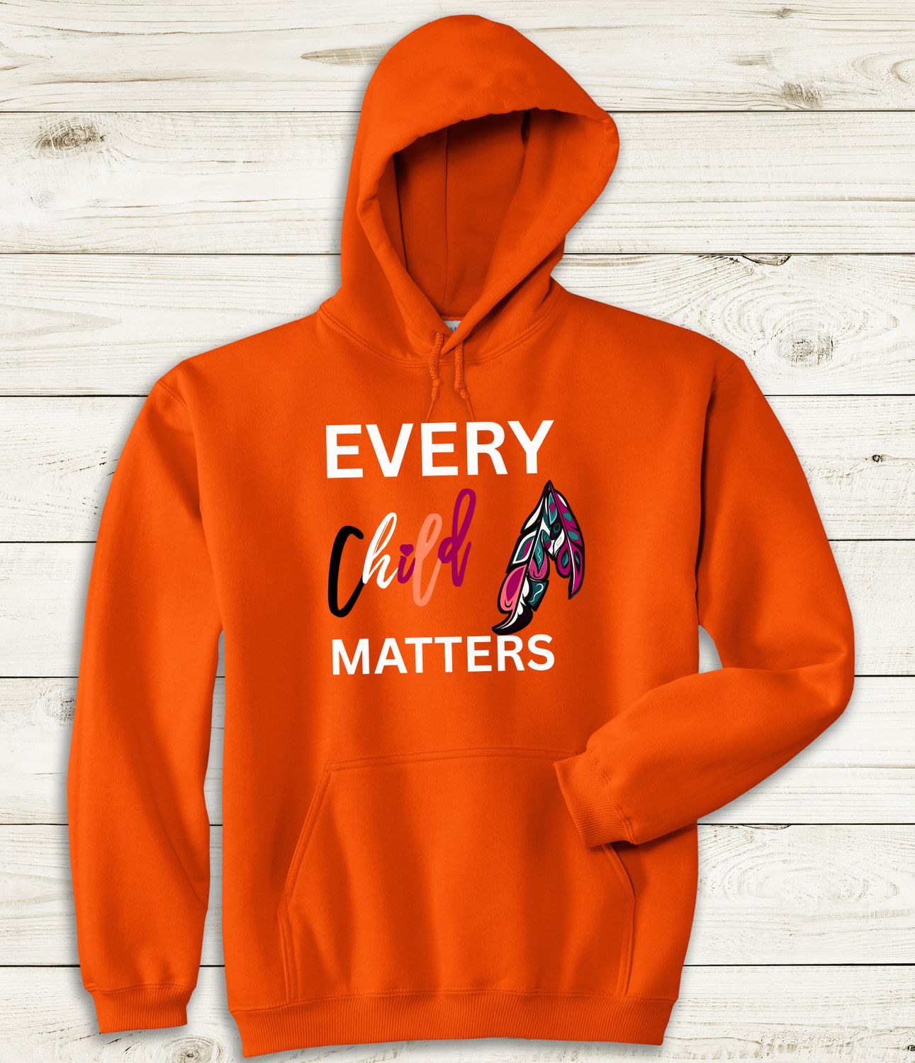 Every Child Matters Hoodie, Colour: Orange, Size: small