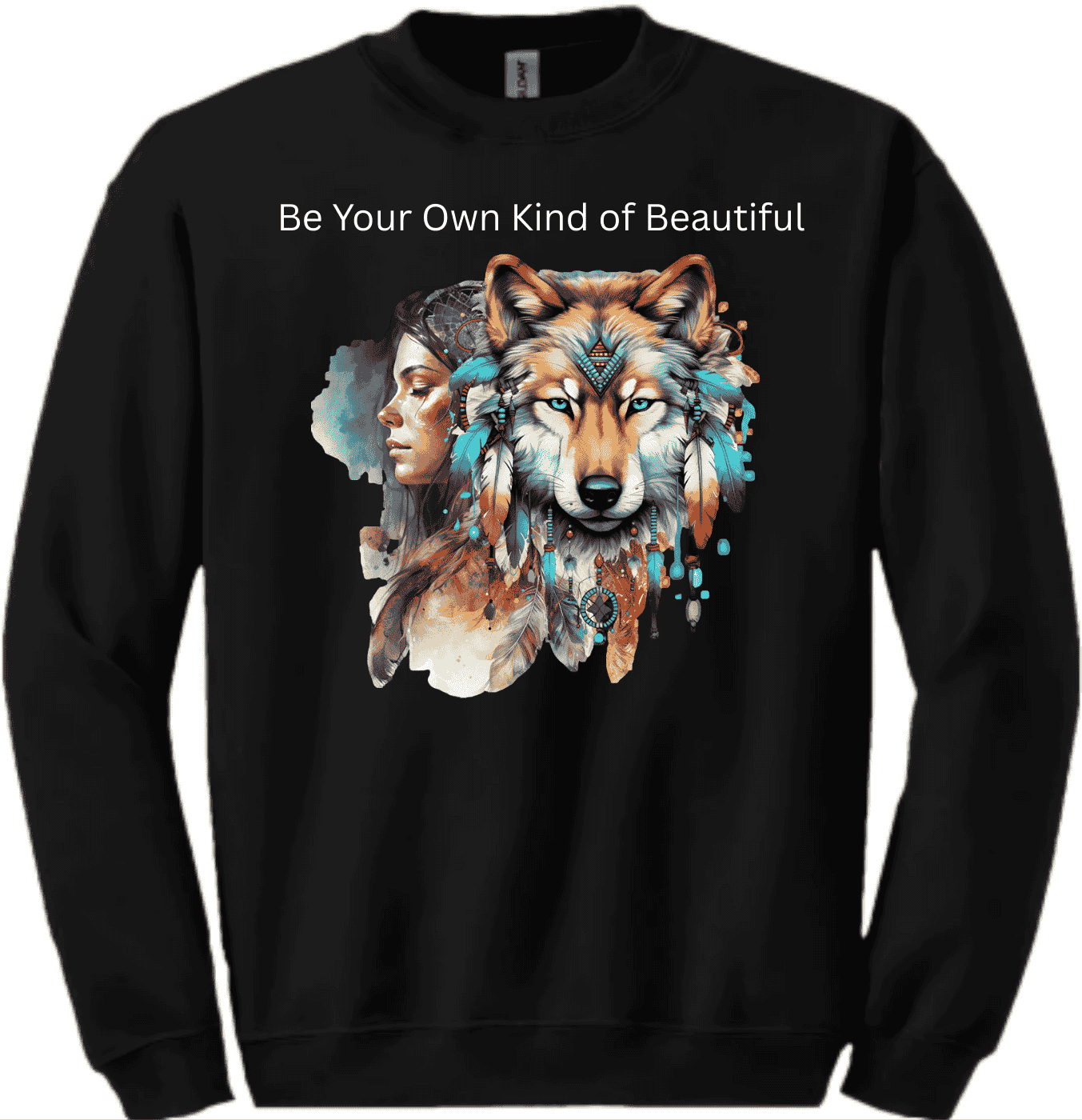 Beauty &amp; The Wolf Sweatshirt, Colour: Black, Size: XSmall