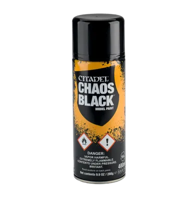 Citadel Colors: Spray - Chaos Black