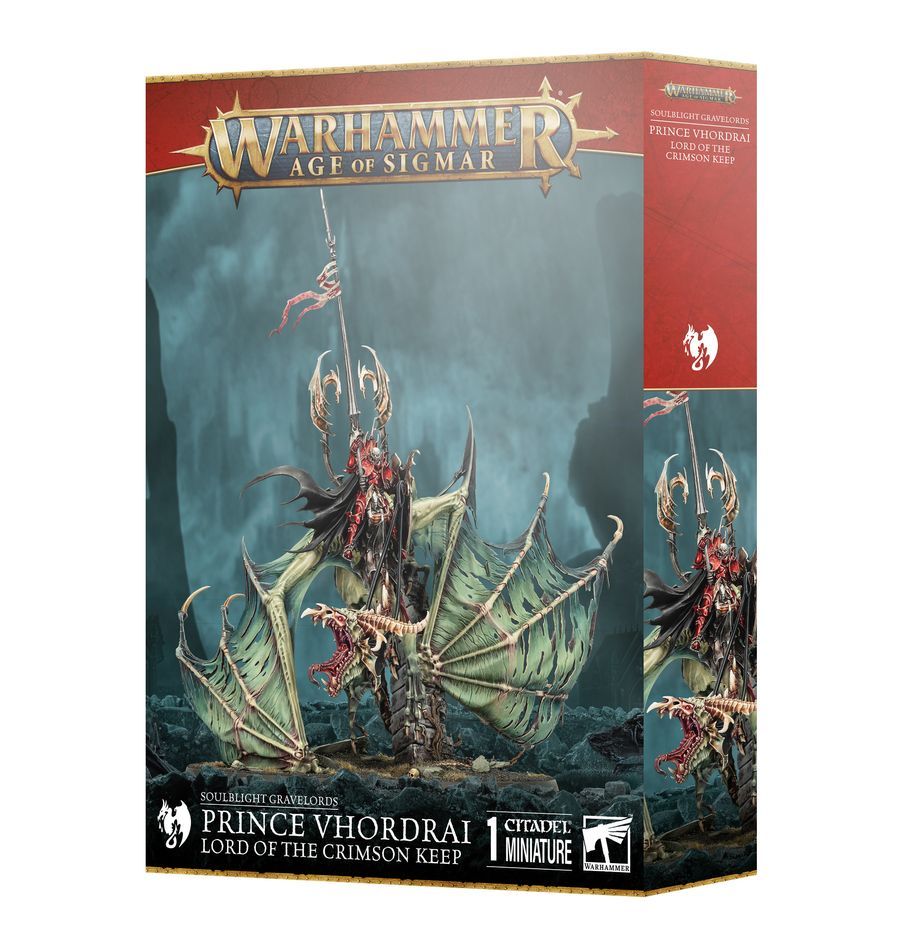 Warhammer Age of Sigmar: Soulblight Gravelords - Prince Vhodrai, Lord of the Crimson Keep