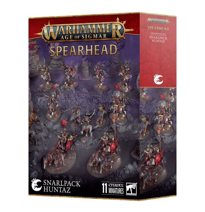 Warhammer Age of Sigmar: Spearhead: Gloomspite Gitz - Snarlpack Huntaz