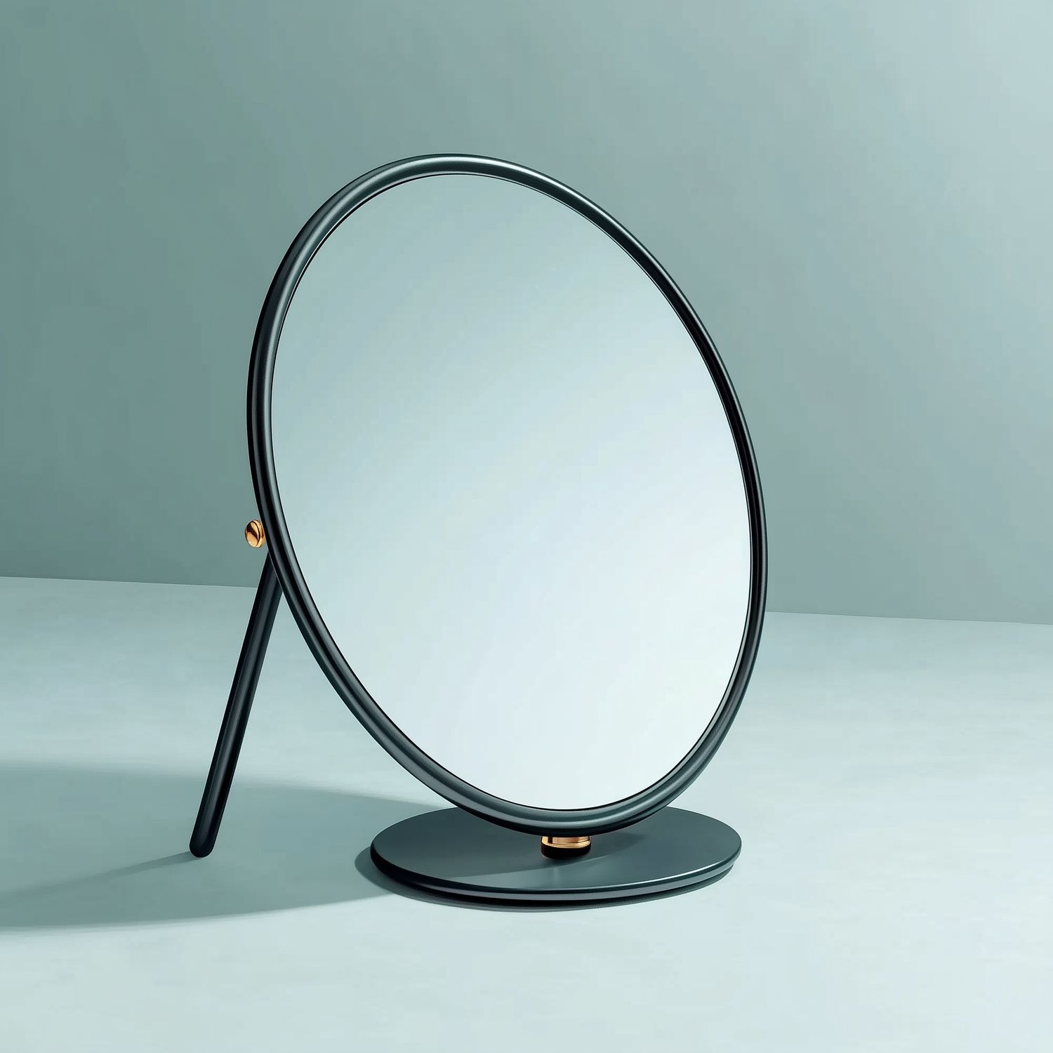 Modern Round Table Mirror