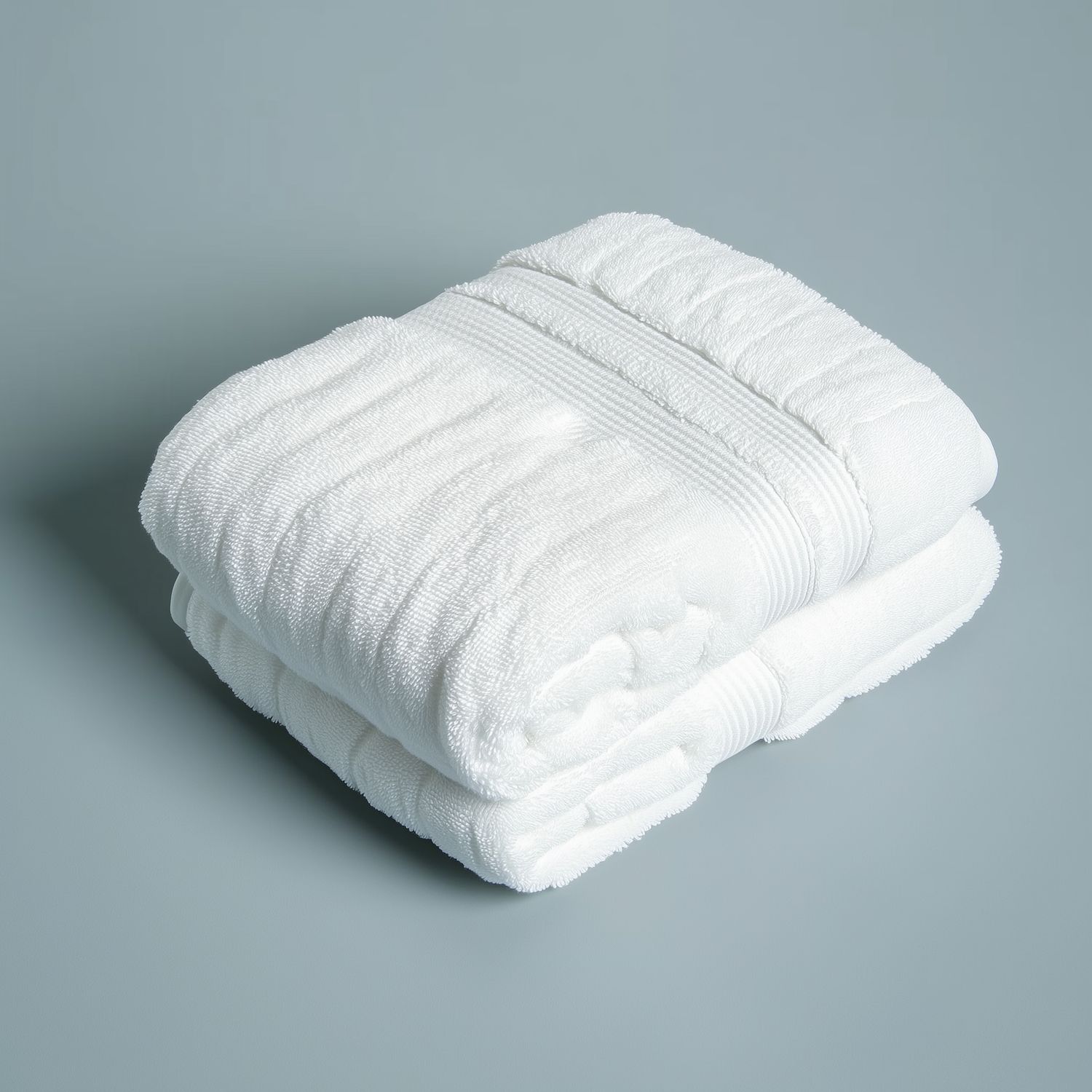 Luxury White Cotton Bath Towel