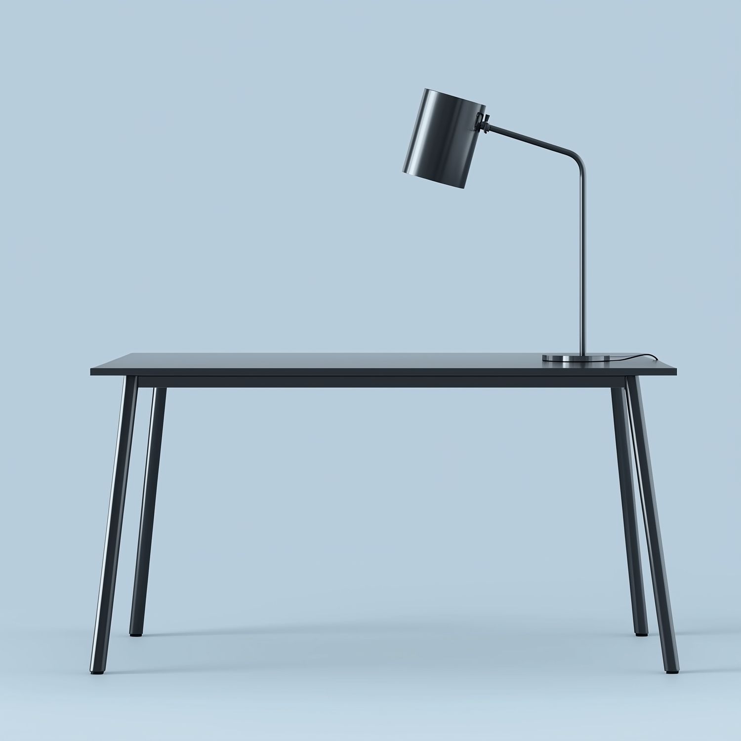 Minimalist Black Office Desk