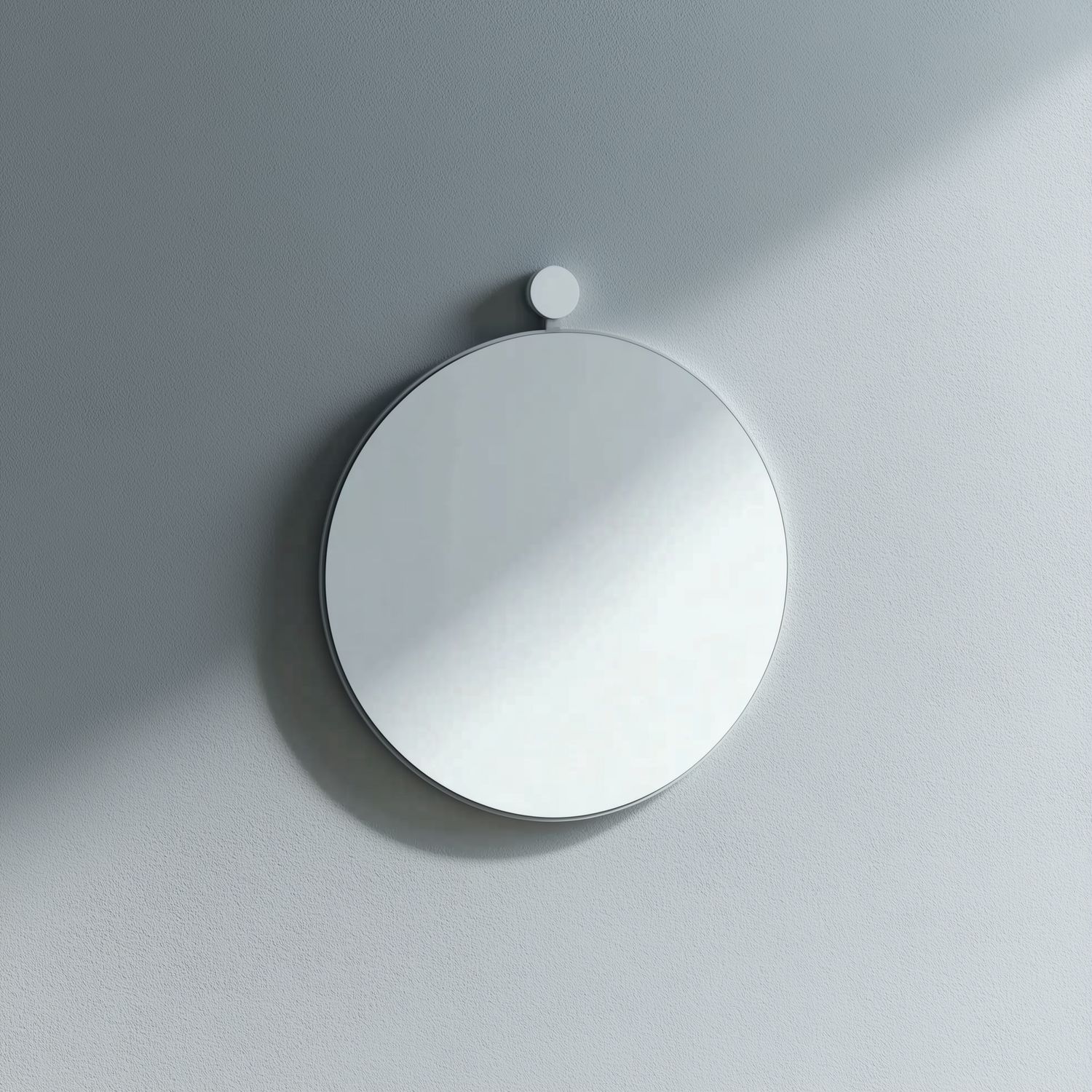 Minimalist Wall Mirror with Round Design