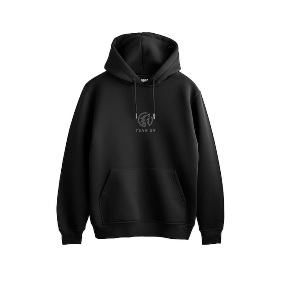 Team 04 Official Hoddie full Black