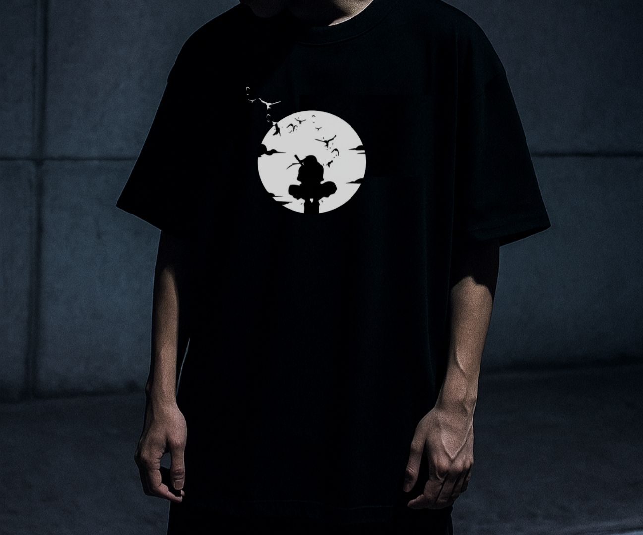 Shisuhi Uchiha&#39;s mangekyuo saringan eyes Drop shoulder T-shirt
