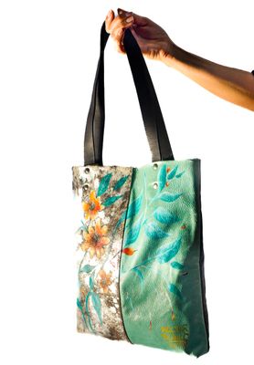 TOTE BAG FLORAL BICUERO