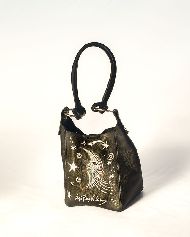 MINI BAG NEGRA SOL Y LUNA