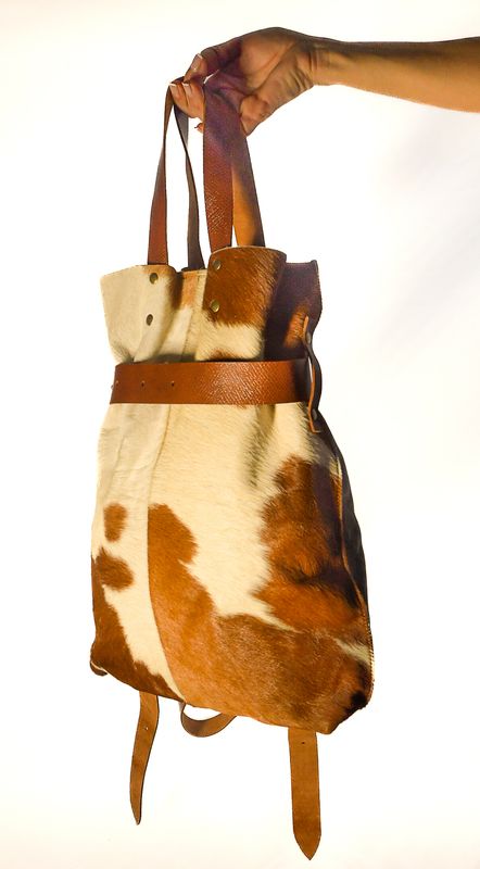 MOCHILA BAG VACA PELO