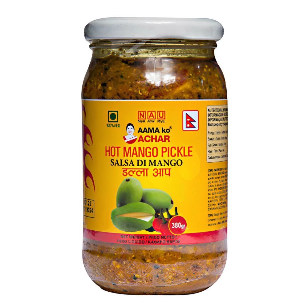 Aama Hot Mango Pickle 380 gm