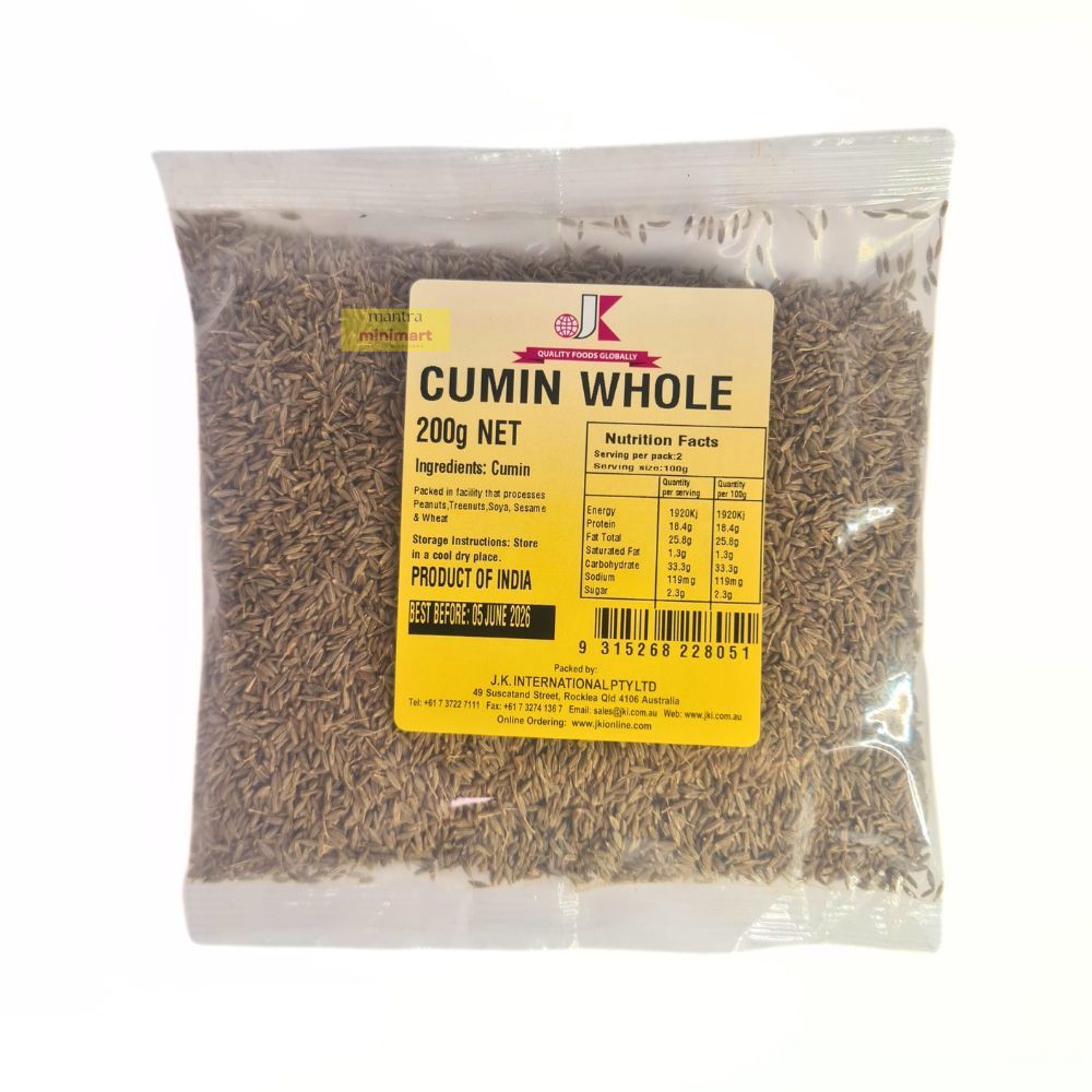 Cumin Whole JK 200g