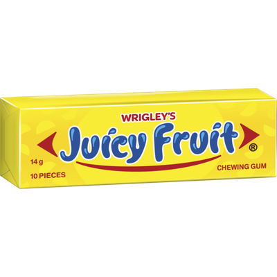 Wringley&#39;s Juicy Fruit Chewing Gum 10pcs