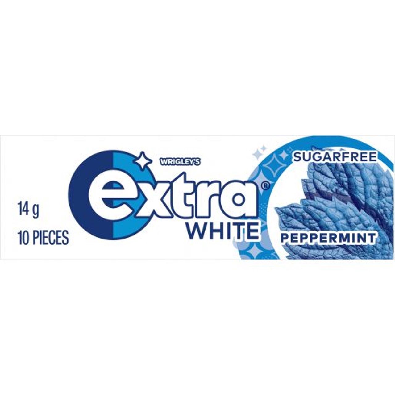 Wringley&#39;s Sugar Free Extra White Chewing Gum 10 pcs