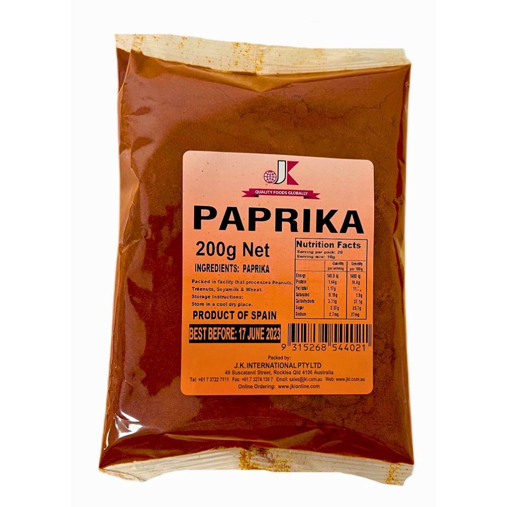 Paprika 200g JK