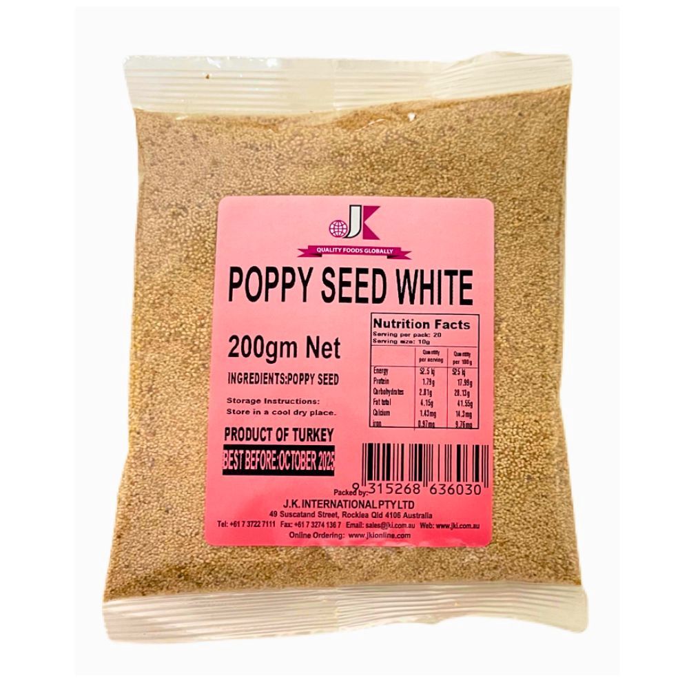 Poppy Seeds White 200g