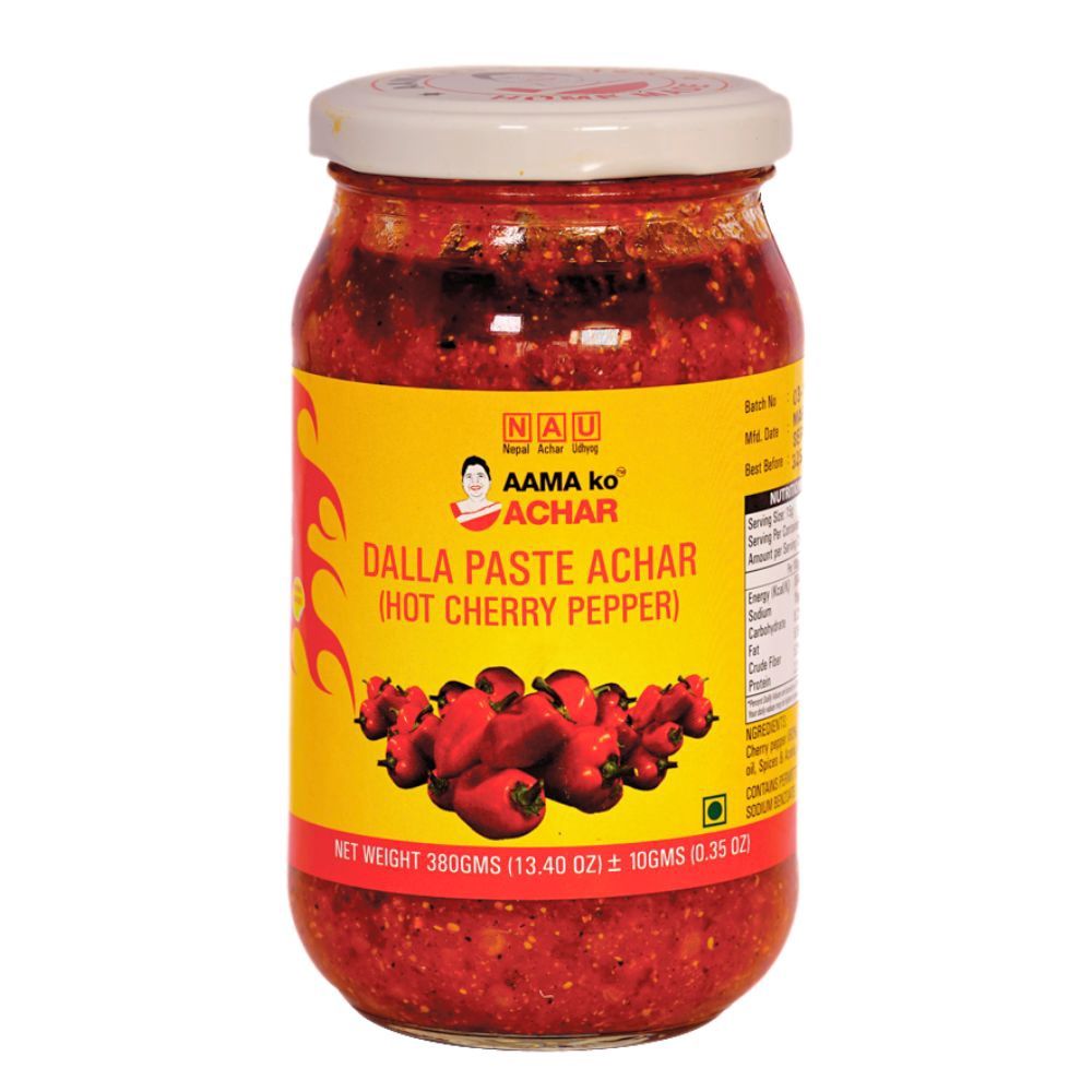 Aama Ko Hot Cherry Pepper Dalle Paste Pickle
