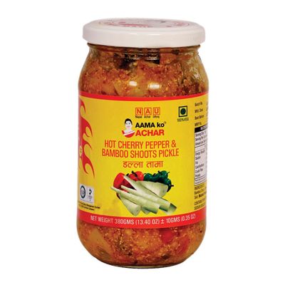 Aama Ko Dalle Tama -  Hot Cherry Pepper&amp; Bamboo Shoot Pickle