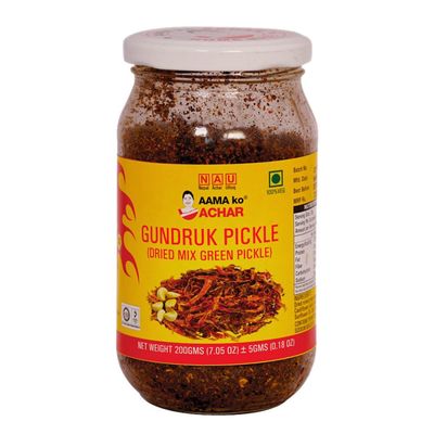 Aama Ko Gundruk Pickle  - Dried Vege Mix 200g